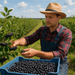 Frische Aroniabeeren